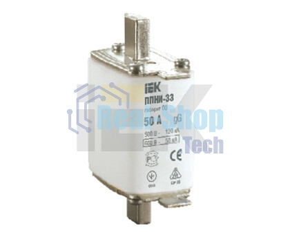 Вставка плавкая ППНИ-33 50А габарит 00 IEK DPP10-050