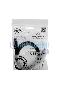 Кабель Gembird CCP-USB2-AMBM-6 USB 2.0 кабель PRO для соед. 1.8м AM/BM позол. контакты, пакет