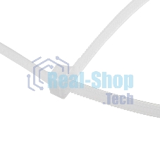 Хомут-стяжкa нейлоновая с тройным замком Rexant 250x3,6 мм, белая, упаковка 100 шт.