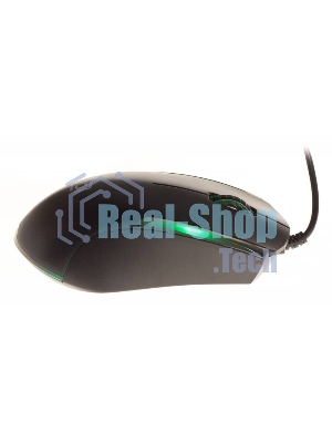 Мышь проводная Oklick 245M черный, 1000 dpi, USB, кнопки - 3