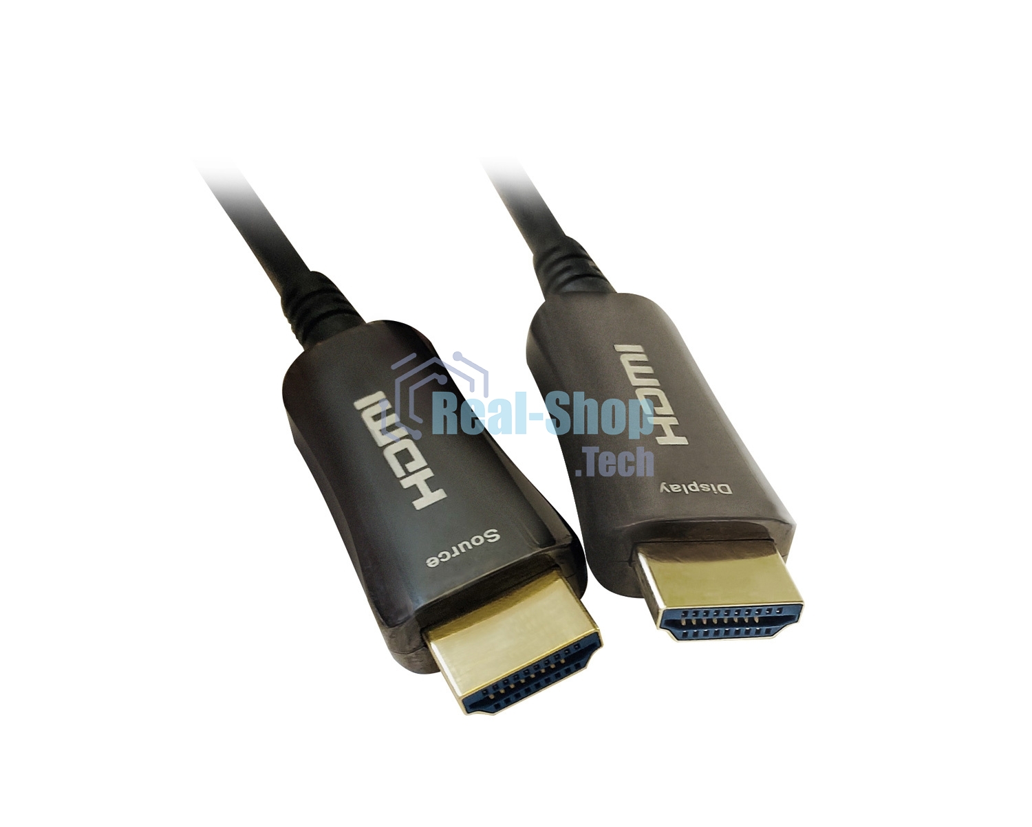 Кабель аудио-видео Digma HDMI 2.0 AOC HDMI (m)/HDMI (m) 20м. позолоченные контакты черный