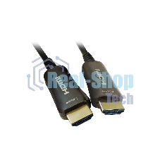 Кабель аудио-видео Digma HDMI 2.0 AOC HDMI (m)/HDMI (m) 20м. позолоченные контакты черный