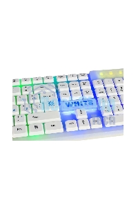 Клавиатура проводная Defender GK-172, USB, белый