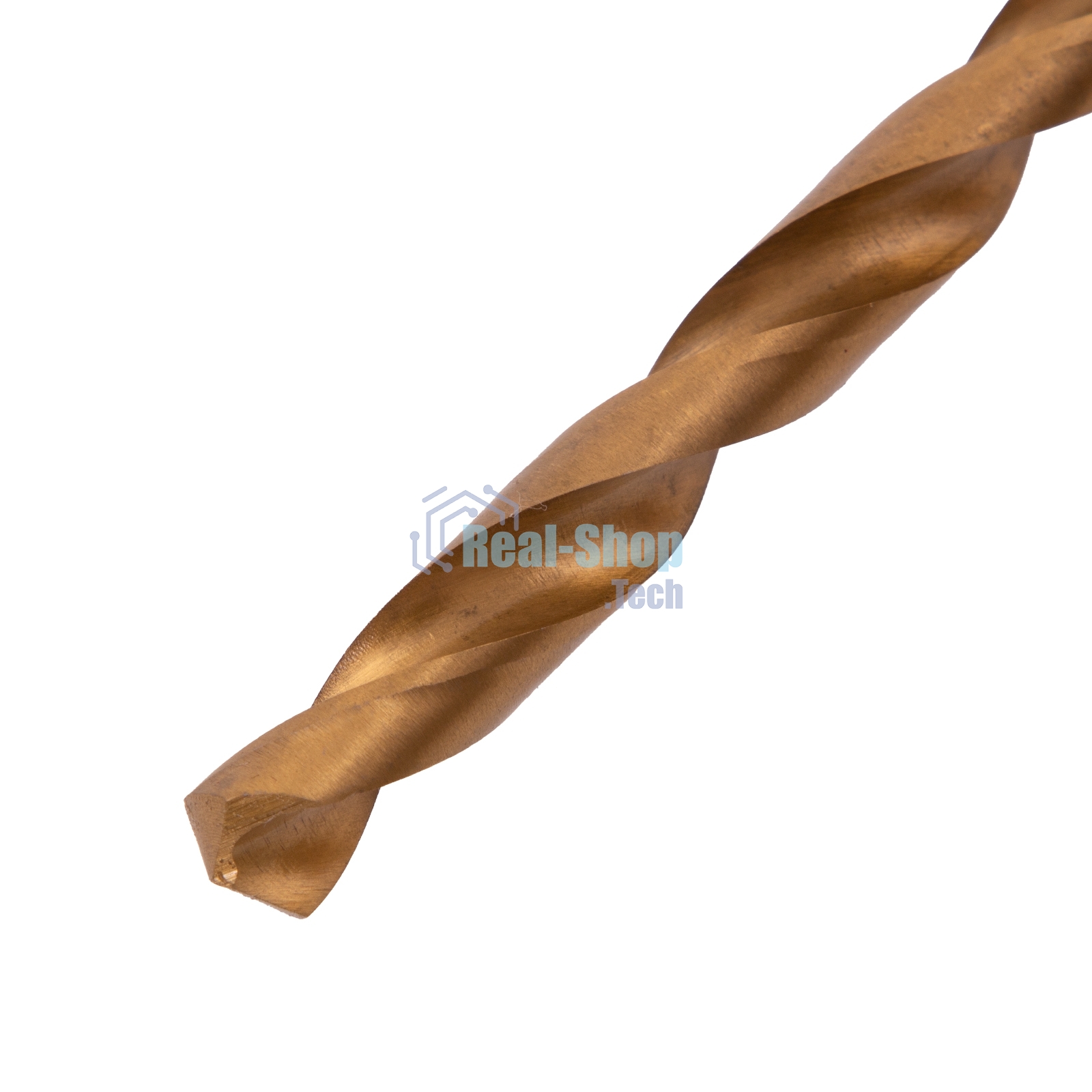 Сверло по металлу Matrix, 8 мм, HSS, нитридтитановое покрытие, цилиндрический хвостовик