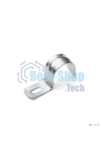 Скоба крепежная однолапковая Fortisflex СМО d19-20мм метал. оцинк. (уп.100шт)