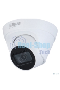 Уличная турельная IP-видеокамера Dahua DH-IPC-HDW1431T1P-0360B-S6 4Мп, 1/2.9” CMOS, объектив 3.6мм, ИК-подсветка до 30м, IP67, корпус: металл, пластик