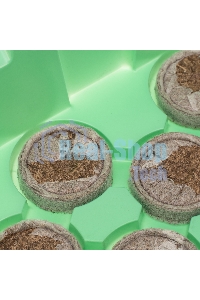 Мини-парник с крышкой, с торфяными таблетками, 240х125х50 мм, 11 ячеек, полистирол Россия