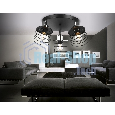 Светильник Ambrella light TR8092/3 BK/CH черный/хром E27*3 max 40W D372*190