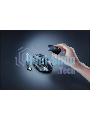 Мышь беспроводная Razer Basilisk V3 Hyperspeed черный, 18000 dpi, радиоканал, Bluetooth, USB, кнопки - 7