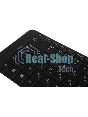 Комплект клавиатура+мышь Logitech MK220 беспроводной, USB, 1000 DPI, чёрный