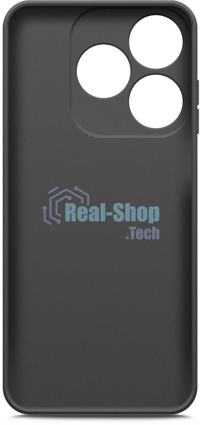 Чехол (клип-кейс) BoraSCO для Tecno Spark 10/10C 71640 черный