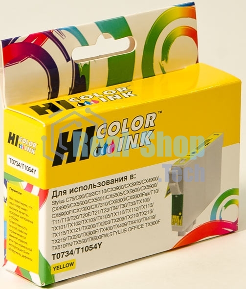 Картридж Epson C79/C110/T40W/TX200/400/TX600FW (Hi-black) new, T07344A10/C13T10544A10, Y