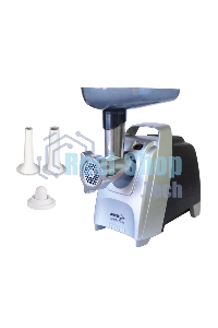 Мясорубка электрическая Аксион М62.01 черный, 2000 Вт, 4.0 кг/мин, реверс, защита от перегрузки, насадки - 4