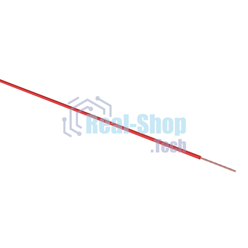 Провод ПГВА Rexant 1х0.50 мм², красный, бухта 100 м