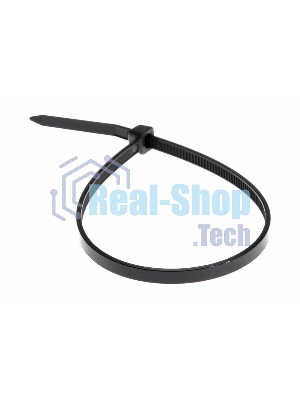 Хомут-стяжка кабельная нейлоновая Rexant 200 x 4,8 мм, черная, упаковка 100 шт.