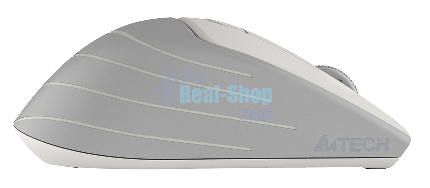 Мышь беспроводная A4Tech Fstyler FG30S белый/серый, 2000 dpi, радиоканал, USB, кнопки - 6