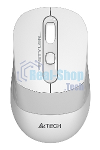 Мышь беспроводная A4Tech Fstyler FG10S белый/серый, 2000 dpi, радиоканал, USB, кнопки - 4