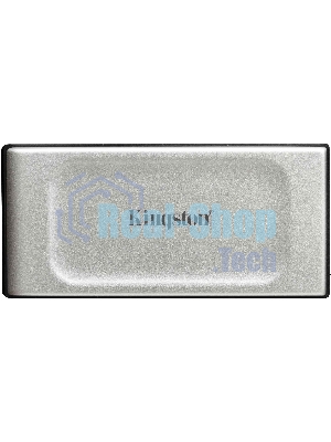 Внешний SSD Kingston XS2000, 2TB, USB 3.2 Gen 2x2 Type-C, R/W 2000/2000, серебристый