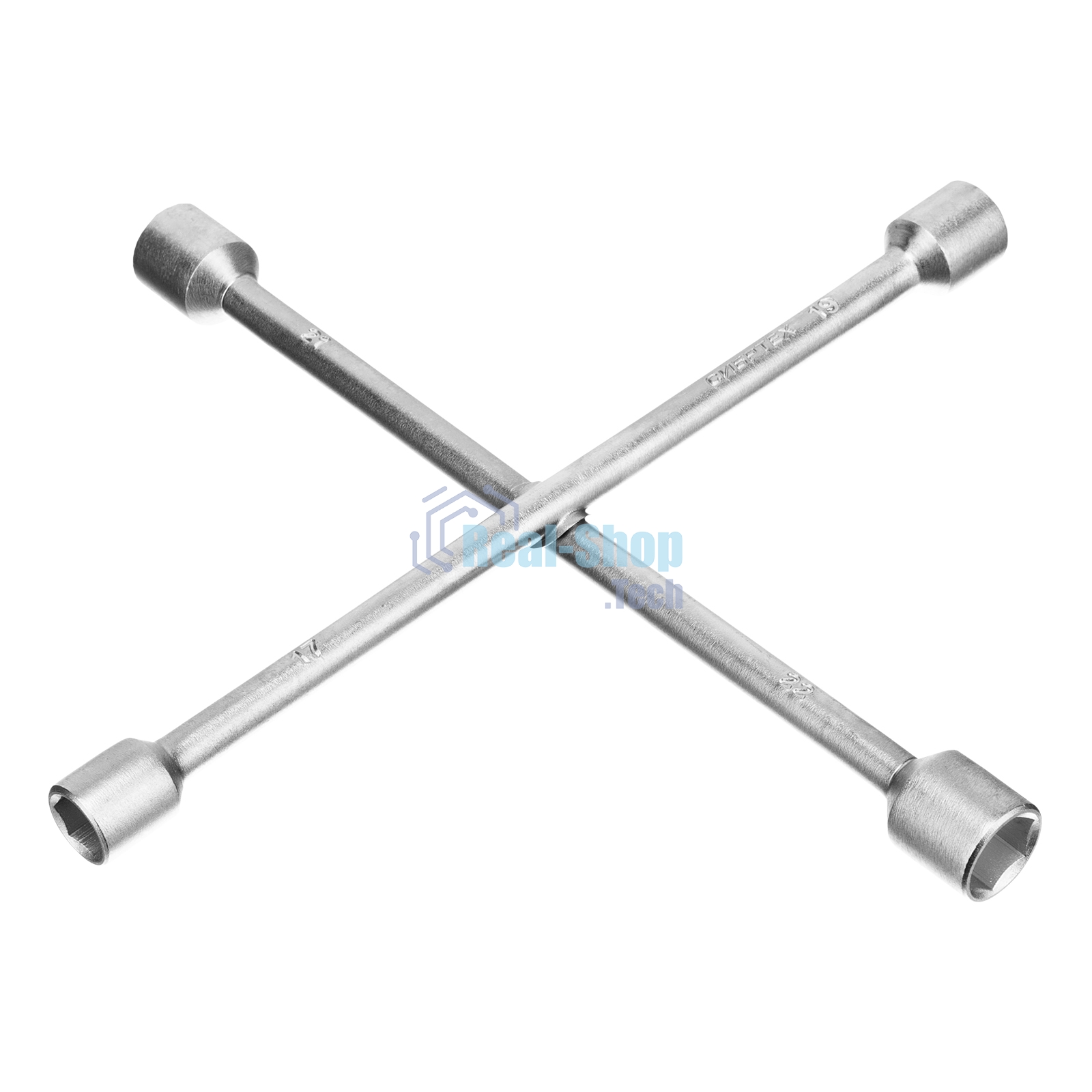 Ключ-крест баллонный Сибртех, 17 х 19 х 21 х 22 мм, толщина 14 мм