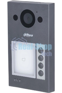 Вызывная WIFI панель Dahua с разрешением камеры 2мп и CMOS сенсором, угол обзора по горизонтали 125°, алюминевый сплав, уровень защиты IP65, IK08. Поддержка режима 