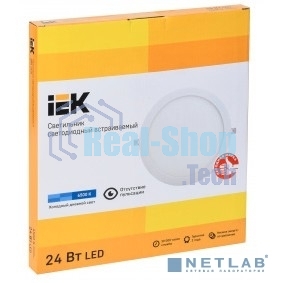 Светильник LED ДВО 1610 24Вт 6500К IP20 круг белый ИЭК LDVO0-1610-1-24-6500-K01