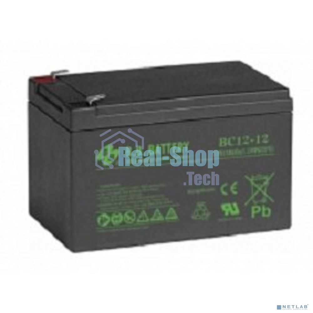 Батарея для ИБП B.B. Battery BC 12-1212V 12Ah