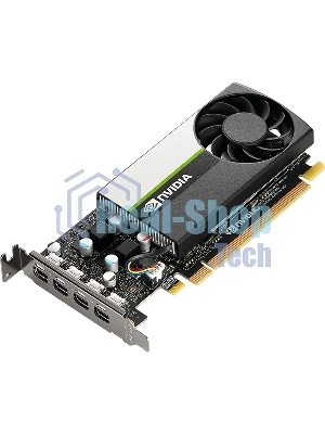 Видеокарта NVIDIA Quadro T1000 4G - BOX, brand new original with individual package, - include ATX and LT brackets (900-5G172-2550-000) (023076)
