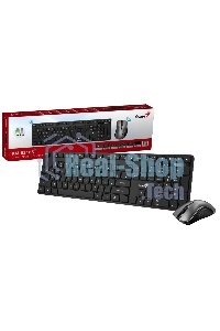 Комплект клавиатура + мышь беспроводной Genius KM-8216S, 2.4GHz, KM-8216S + Ergo 8100S AI