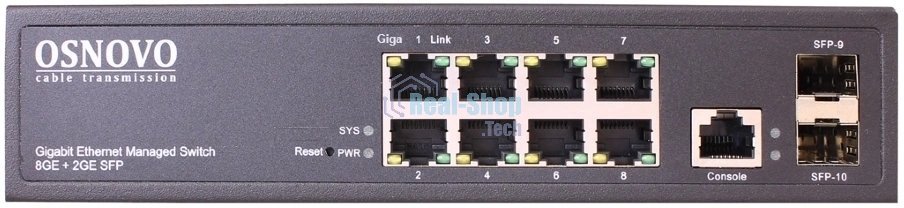 Коммутатор Osnovo SW-70802/L2 управляемый