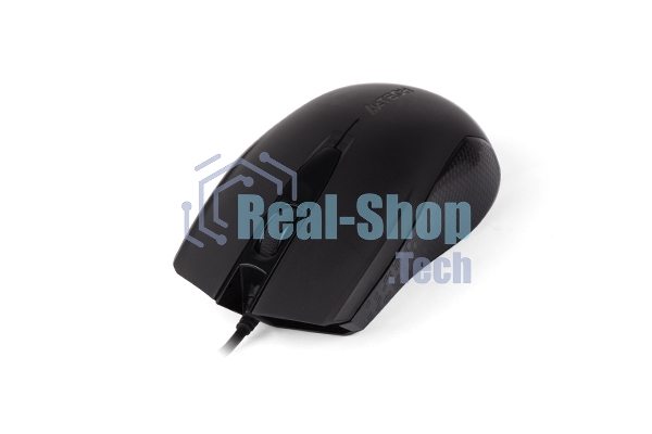 Мышь проводная A4Tech OP-760 черный, 1200 dpi, USB, кнопки - 3