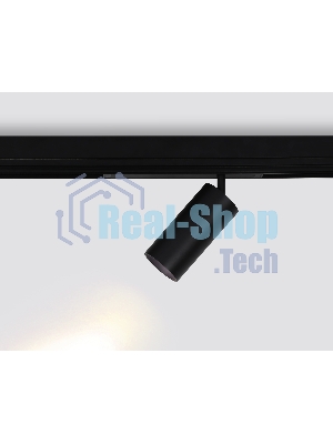 Управляемый светодиодный светильник для шинопровода Magnetic Ambrella light GL1232 BK черный IP20 24W 3000K-6400K 220V 36° D65*140 (Без ПДУ)