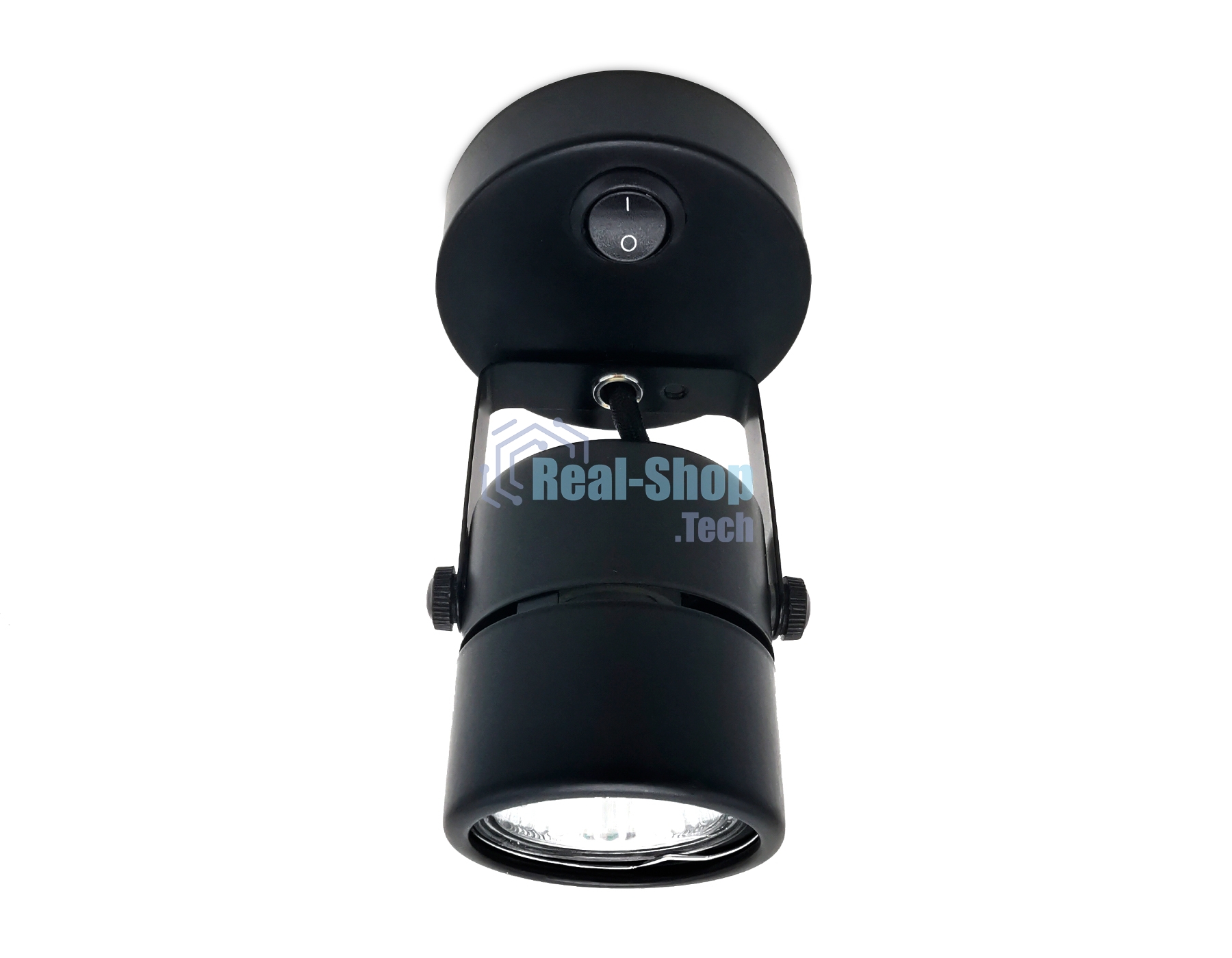 Накладной поворотный светильник Ambrella light TA102 BK черный GU10 D80*130*D60
