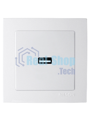 Nilson Розетка USB (зарядка 2,1А, 1 порт), ТУРАН-АЛЕГРА-ТОР, белый (распродажа остатков) (24111080)