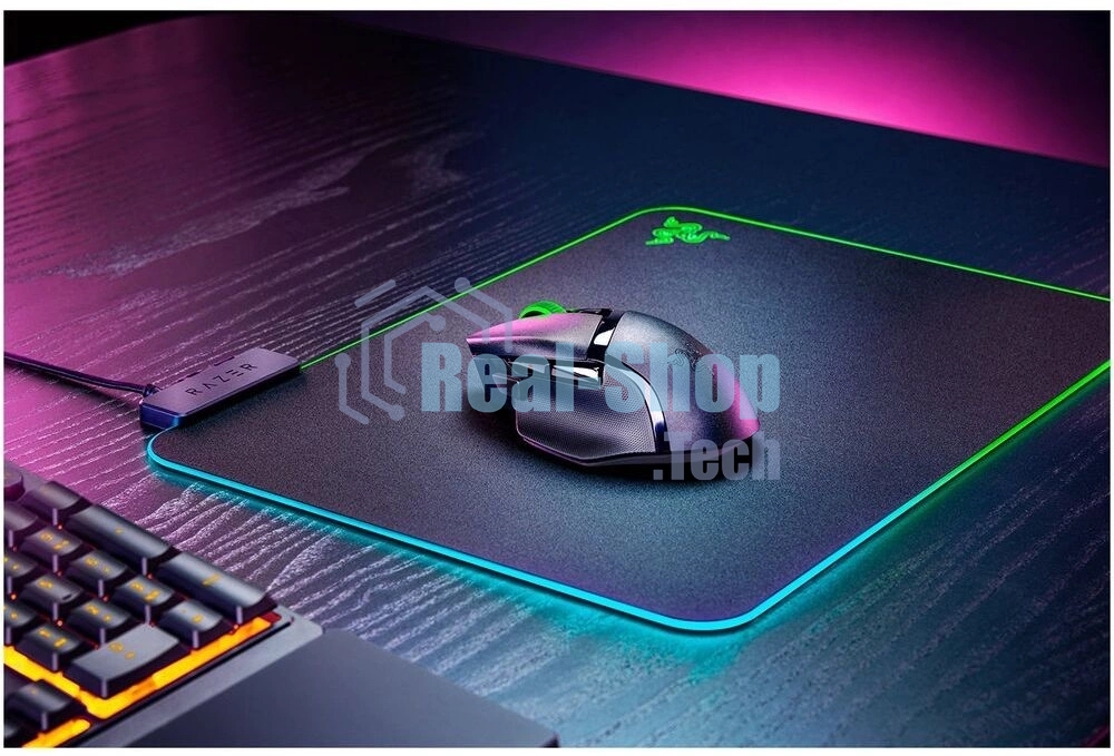 Мышь беспроводная Razer Basilisk V3 Hyperspeed черный, 18000 dpi, радиоканал, Bluetooth, USB, кнопки - 7