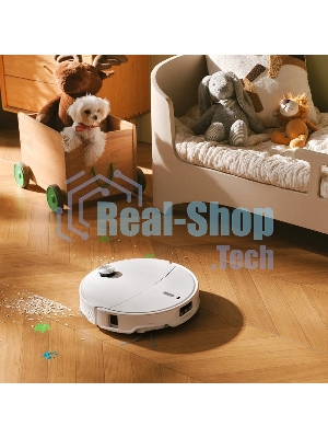 Робот-пылесос Roborock Qrevo Edge 2 Pro белый, 6400 мAч Li-Ion, уборка сухая/влажная, пылесборник контейнер 0.24 л