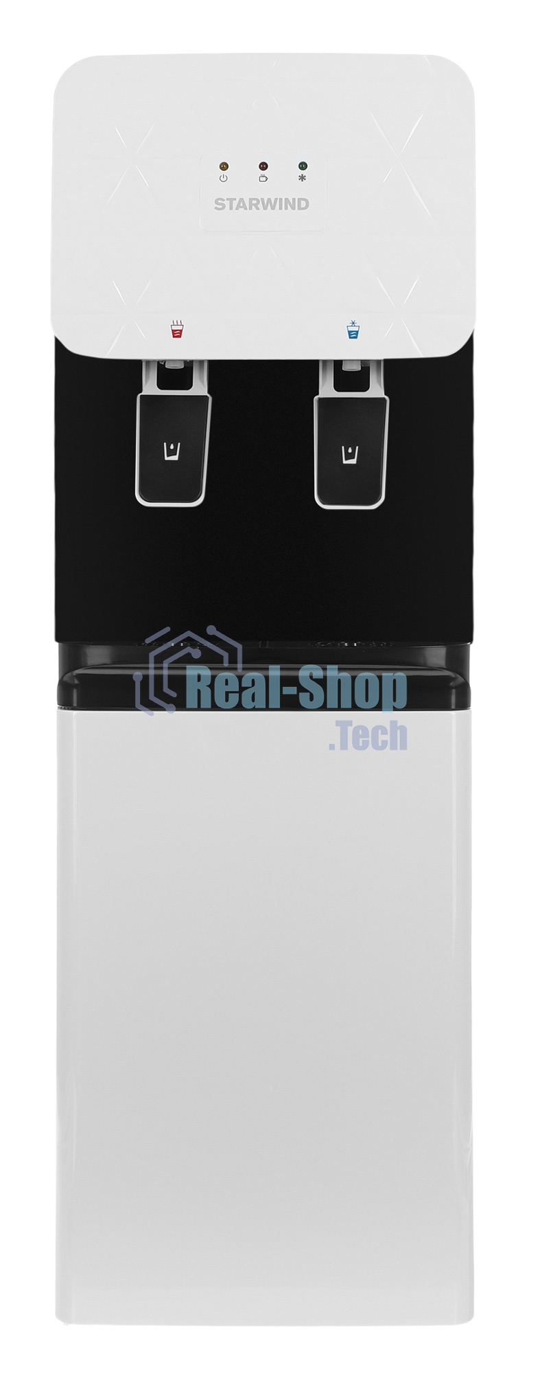 Кулер для воды Starwind SW-1003EW, верхняя загрузка, нагрев 85 °С, охлаждение 10 °С, белый