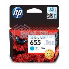 Картридж струйный HP 655 CZ110AE голубой для HP DJ IA 3525/4615/4625/5525/6525 (600 стр.)