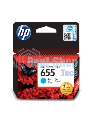 Картридж струйный HP 655 CZ110AE голубой для HP DJ IA 3525/4615/4625/5525/6525 (600 стр.)