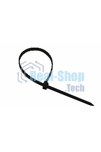 Хомут-стяжка кабельная нейлоновая Rexant 200 x 4,8 мм, черная, упаковка 100 шт.