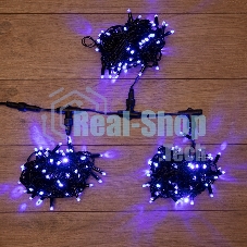 Гирлянда Neon-night LED ClipLight 24V, 3 нити по 10 метров, цвет диодов синий