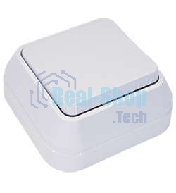 Выключатель 1-кл. Makel ОП 10А IP20 белый