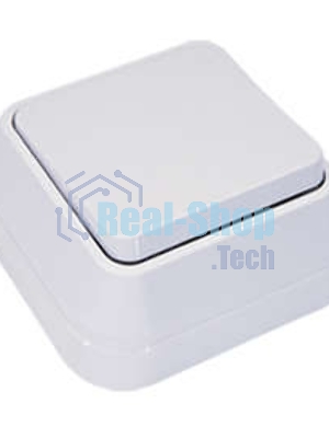 Выключатель 1-кл. Makel ОП 10А IP20 белый