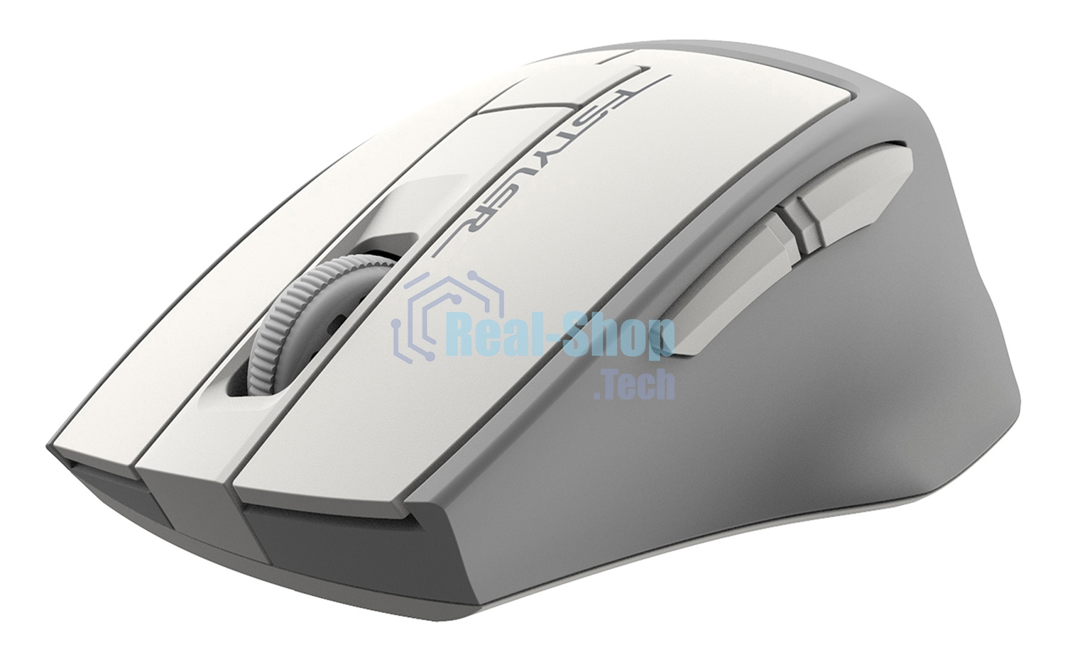 Мышь беспроводная A4Tech Fstyler FG30S белый/серый, 2000 dpi, радиоканал, USB, кнопки - 6