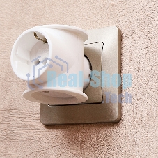 Набор тройников электрических универсальных Rexant 16 А, одно гнездо с заземлением, белый (2 шт./уп.)