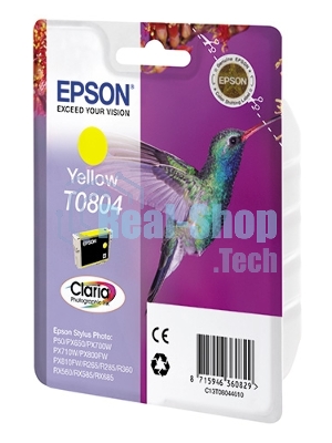 Картридж струйный Epson C13T08044011 желтый для Epson St Ph P50/PX660/PX720WD (330 стр.)
