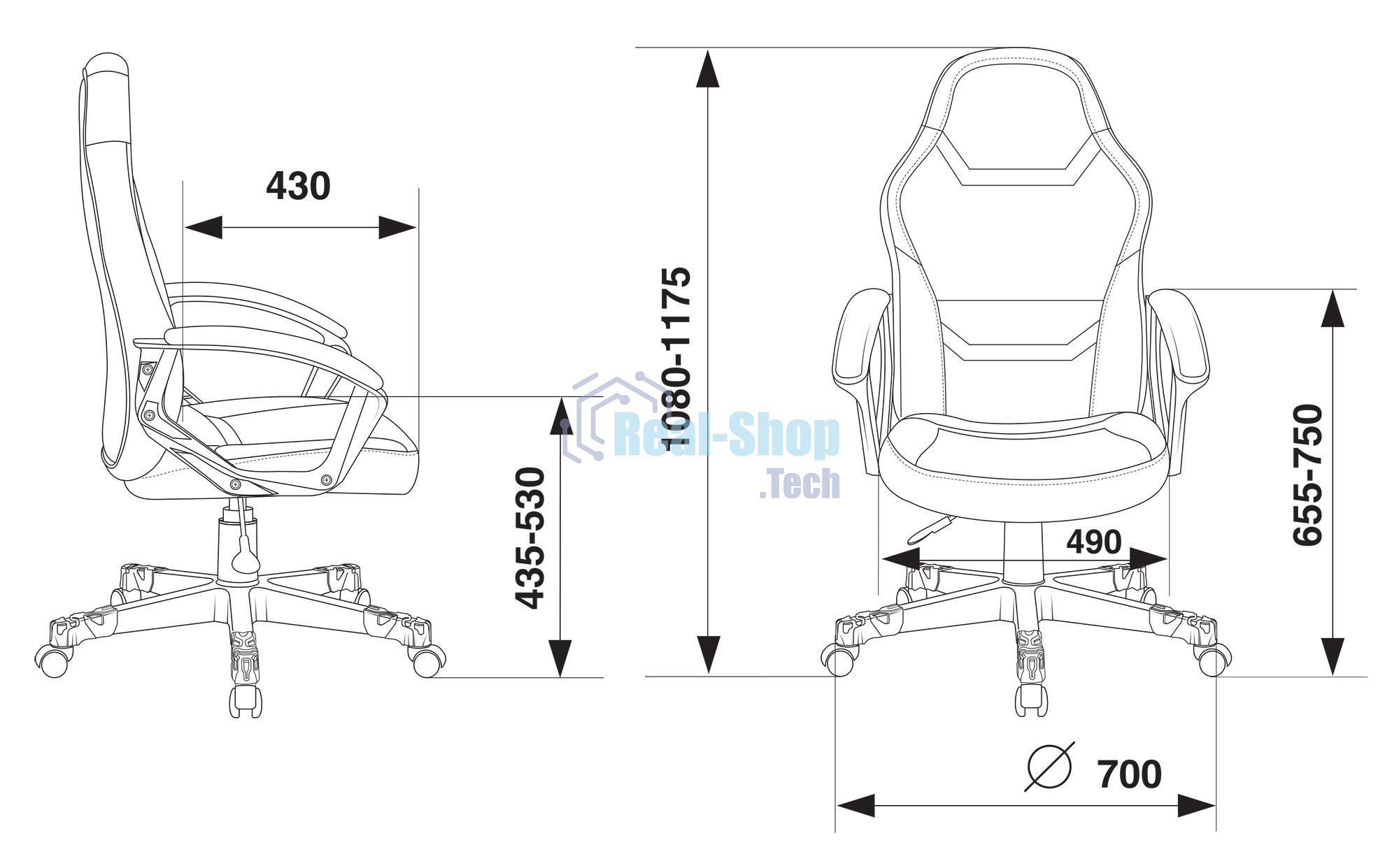 Кресло игровое Zombie 10 черный/красный искусст.кожа/ткань крестовина пластик
