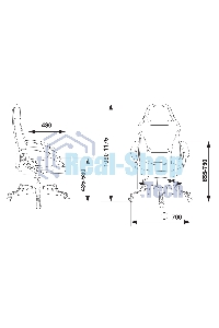 Кресло игровое Zombie 10 черный/красный искусст.кожа/ткань крестовина пластик