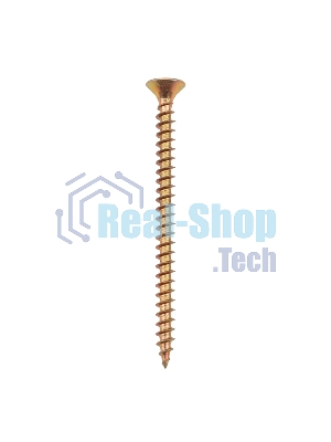 Саморез универсальный Kranz 5х70, желтый цинк, упаковка поставщика (3 600 шт.)