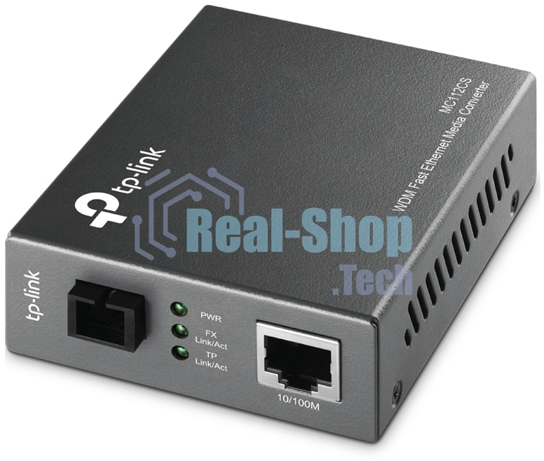 Сетевой коммутатор TP-Link SMB MC112CS Медиаконвертер 10/100M RJ45 to 100M single-mode, Full-duplex, up to 20Km