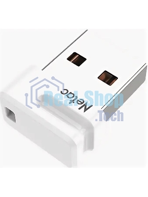 Флешка USB Netac U116 (NT03U116N-064G-20WH), 64Gb, USB 2.0, R/W 70/30, белый